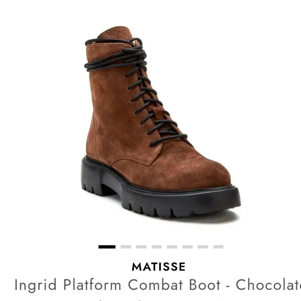 Matisse Chocolate Brown Platform Boots - Picture 2 of 13